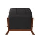 thumbnail image 2 of Pouf Marsella Pu Negro, 2 of 3