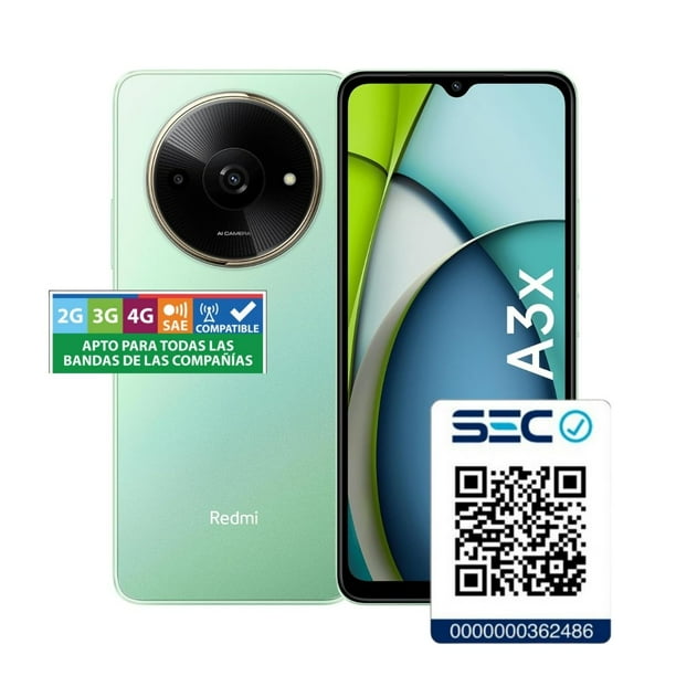 Xiaomi Redmi A3X 4GB + 128GB Verde | Lider