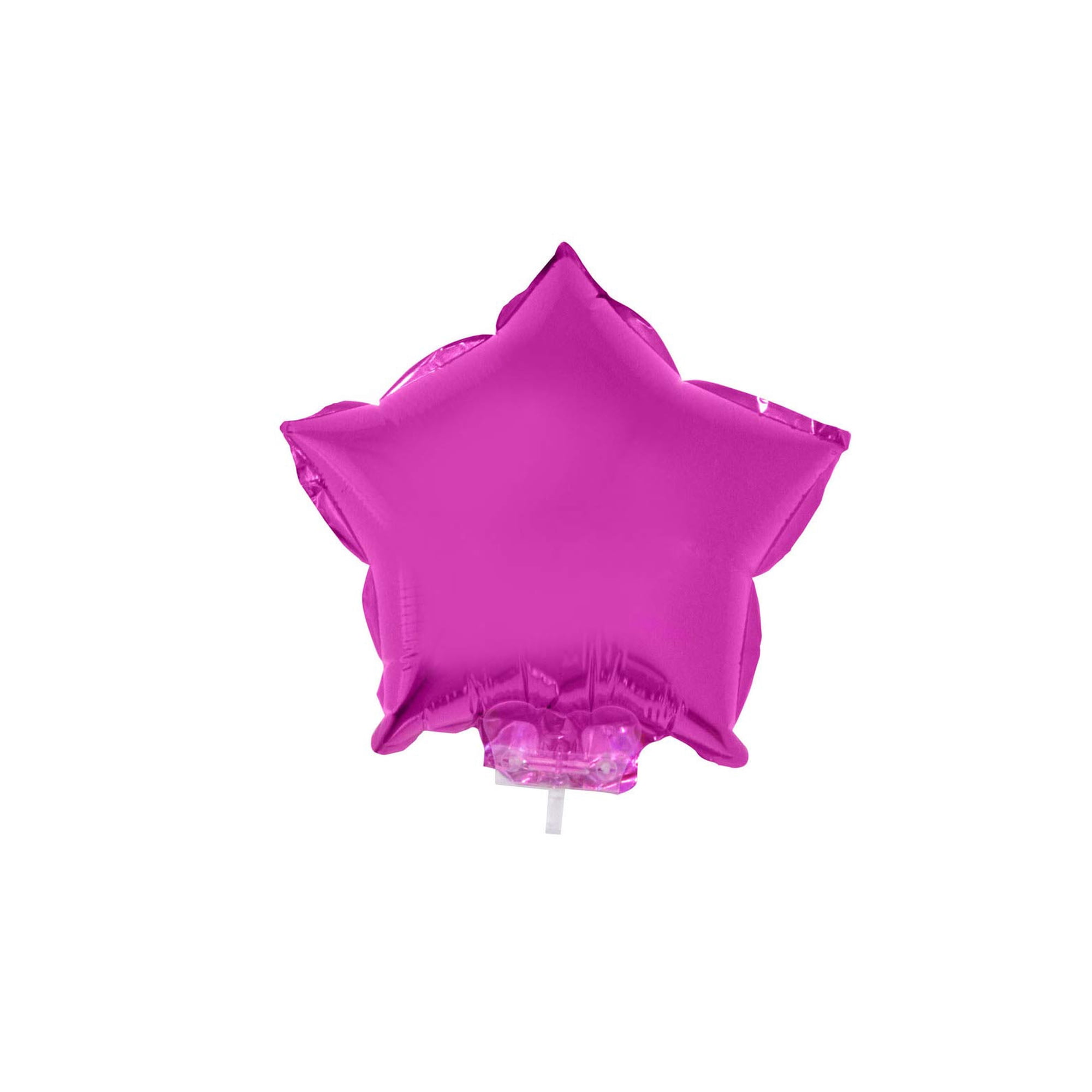 Funny Fashion - Globo De Aluminio Con Forma De Estrella En Barra, Divertido, Rosa Intenso, 28 X 28 Cm