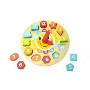 Tooky Toy - Wooden Clock Puzzle