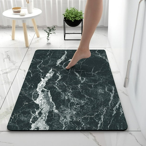 1pc Super Absorbent Diatom Mud Bath Rug - Soft and Non-Slip Shower Carpet for Home Bathroom - Quick Dry Bath Mat with Diatomaceous Earth - Bathroom Accessories