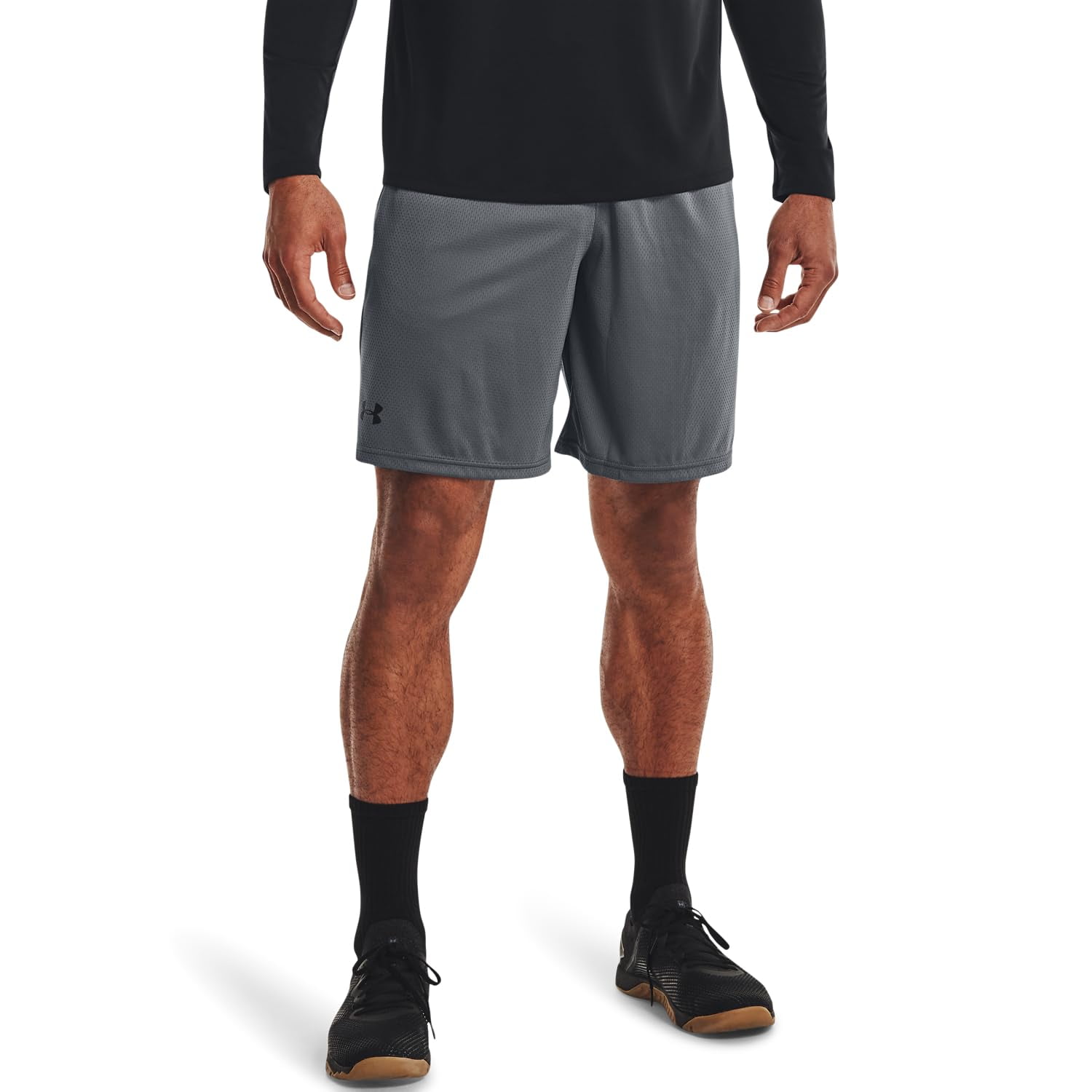 Pantalones Cortos Under Armour Ua Tech Mesh Para Hombre, Color Gris, Talla M
