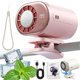 thumbnail image 1 of Ventilador clip coche LED 199 velocidades 16°C semi enfriamiento USB recargable 360° rotación, 1 of 8