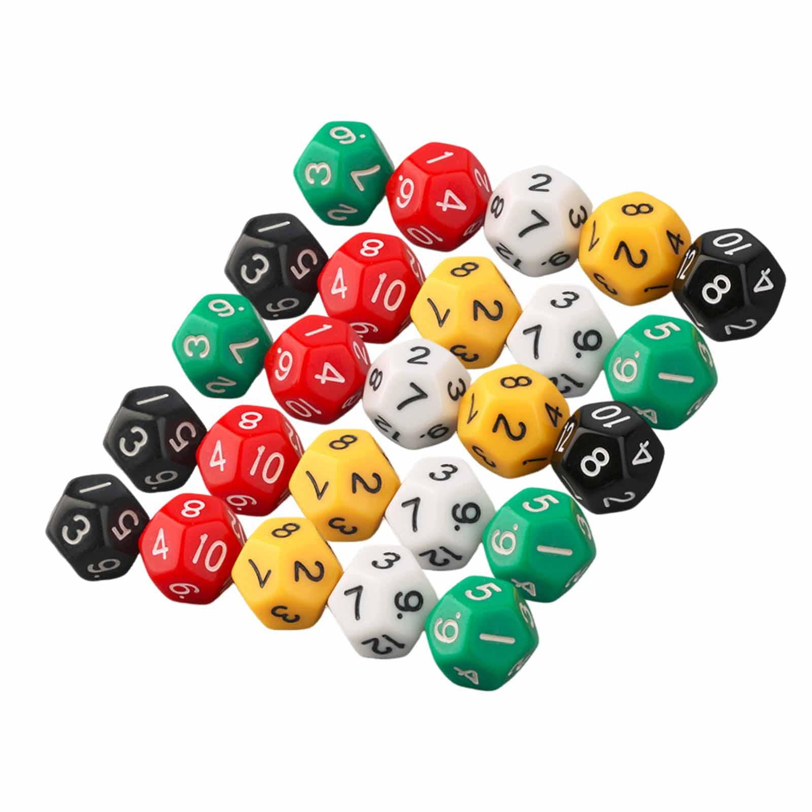 Bothyi - Juego De Mesa De Colecciones De Dados Poliédricos, Dados Multifacéticos Para Juegos De Rol, 25 Uds.