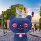thumbnail image 3 of Peluche Fuggler Alley Cats Cheezee gris 22 cm ZURU para niños, 3 of 9
