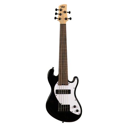 U-Bass Cuerpo Sólido 5 Cuerdas Fretless Ubass-Sb5-Bk-Fl Kala