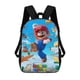 thumbnail image 1 of Super Mario-theme Backpack, Campus style schoolbag Bookbag with Adjustable Shoulder Straps And Large Zip Compartment, Unisex Travel Bags., 1 of 6