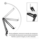 thumbnail image 3 of Kit Profesional Brazo Microfono Antipop Soporte Araña Studio, 3 of 6