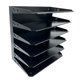 thumbnail image 3 of Organizador de archivos Huron Desktop horizontal con 6 ranuras, 3 of 6