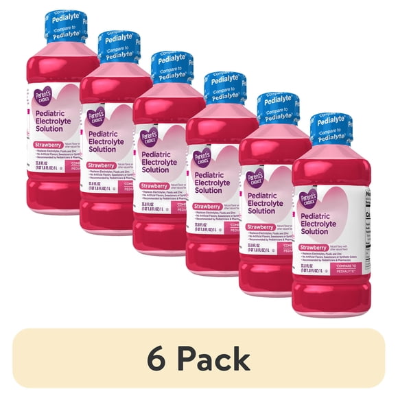 Solucian Electrolitos Parents Choice Frutilla 1L Pack 6