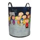 thumbnail image 2 of Peanuts Cesta de lavandería de gran capacidad redonda con asa, bolsa para ropa sucia plegable, almacenamiento para dormitorio, baño y lavadero 44x35 cm, 2 of 6