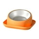 thumbnail image 5 of Cuenco Elevado De Acero Inoxidable Para Mascotas, Platos Para Beber Para Cachorros, Gatos, Perros Pequeños, Color Naranja, 5 of 5