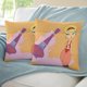 thumbnail image 3 of Yo Sueño con Jeannie Fundas de almohada de terciopelo con tema, regalos de funda de almohada, decoración para el hogar, cojín de lanzar, regalo de cumpleaños para fans y parejas.66*66cm., 3 of 6