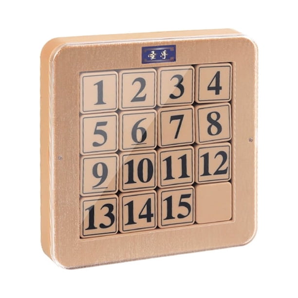 Number Puzzle 3x3(Arrange Numbers 1 To 8) 4x4(Arrange Numbers 1 To 15) Magnetic Adsorption Brain Teaser Arrangement Game Educational Toys Children Puzzle Toys High-quality Kid Toys Gifts For Children
