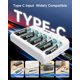 thumbnail image 5 of Cargador de baterías DLYPOW de 8 ranuras para AA y AAA con carga rápida USB-C, 5 of 8