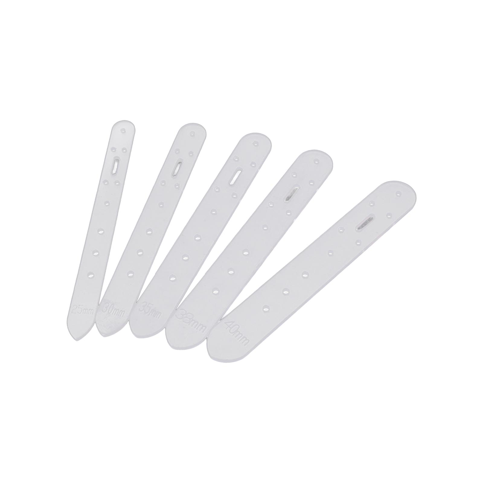 Bothyi - 5X Plantillas De Agujeros Para Hebilla De Cinturón, Patrones De Herramientas Diy, Herramientas De Plantilla Para Artesanía De Cuero