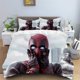 thumbnail image 1 of Marvel Hero Bedding Set 3D Printing Deadpool & Wolverine Duvet Cover Pillowcase Girls Bedroom Double Queen King Quilt Bed Set Bed Sheets, 1 of 5