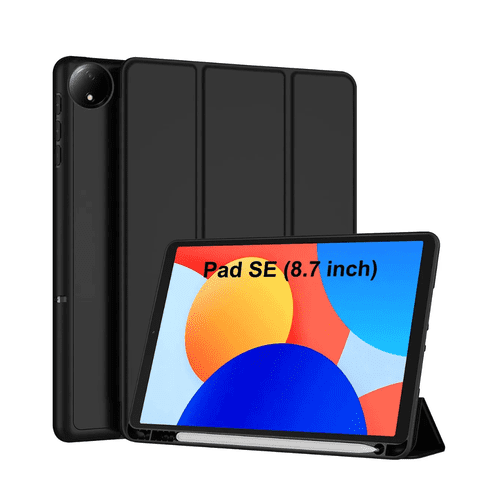 Detek Accesorios - Funda Smart Cover Para Xiaomi Redmi Pad Se 8.7"" - Negro