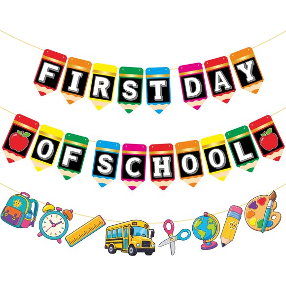 Pancarta Aozer Primer Día de Escuela - Set de 18 Tarjetas