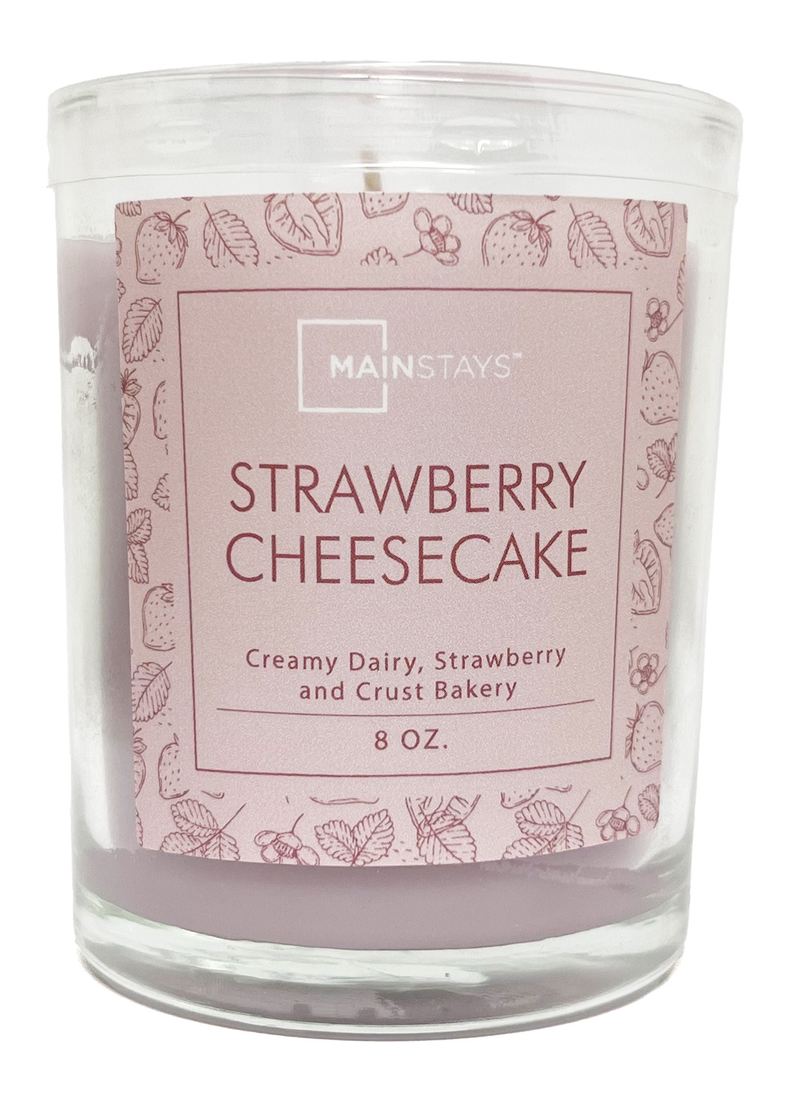 Mainstays - Vela Aromática Strawberry Cheesecake