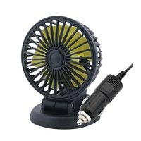 Disparo - Ventilador Plegable Para Auto Compacto Negro 2 Velocidades