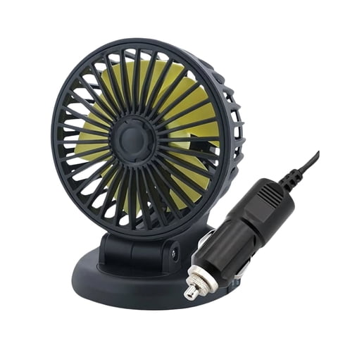 Disparo - Ventilador Plegable Para Auto Compacto Negro 2 Velocidades
