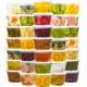 thumbnail image 1 of Deli Containers Dealusy, 50 unidades, 500 ml, con tapas de plástico sin BPA, 1 of 7