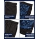 thumbnail image 3 of Pantalones cortos deportivos Reebok Boys, paquete de 2 con forro de compresión 18-20, 3 of 7