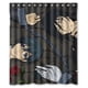 thumbnail image 1 of Cortina de ducha Black Butler, juego de cortinas de baño con ganchos, tamaño 60 x 72 pulgadas, 1 of 3