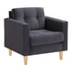 thumbnail image 2 of Sofa Retro 1c Felpa 05 Gris, 2 of 6