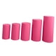 thumbnail image 5 of 5 Piezas Fundas De Plinto Cilíndricas Elásticas Simples Para Cumpleaños Bodas Vacaciones Rosa Roja, 5 of 5
