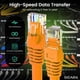 thumbnail image 3 of Cable Ethernet GEARit Cat6 Paquete de 20 Unidades de 30 cm RJ45 10 Gbps, 3 of 9