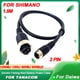 thumbnail image 1 of Carrete de Pesca Eléctrico de 2 Pines de 1.5 M, Cable de Alimentación con Batería para Dai*wa 1200 Mj 1200 J 800 Mj 800 Mjs, 1 of 4