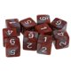 thumbnail image 3 of Paquete De 10 Dados D6 De Seis Lados De Dos Colores Para Juegos D&D TRPG, Marrón Y Gris, 3 of 3