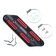 thumbnail image 3 of Protector térmico para motocicleta, cubierta protectora térmica para motocicleta con abrazadera, accesorios de cubierta de aislamiento térmico para Rojo, 3 of 5