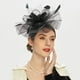 thumbnail image 3 of Elegant Fascinators Hat for Women - Perfect for Tea Parties, Kentucky Derby, Weddings, and Cocktail Parties - Features Mesh, Feathers, and Flower Decorations, 3 of 5