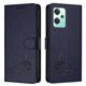 thumbnail image 5 of Funda tipo cartera FOXDOCK para REALME 9 5G/9 Pro 5G con soporte, ranuras, RFID, diseño de gato, 5 of 5