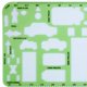 thumbnail image 5 of Plantilla de dibujo de tránsito para escena del crimen 10 x 20 cm verde, 5 of 6