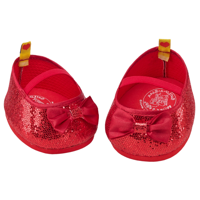 Zapatos Build A Bear Rojos Brillantes Con Moño