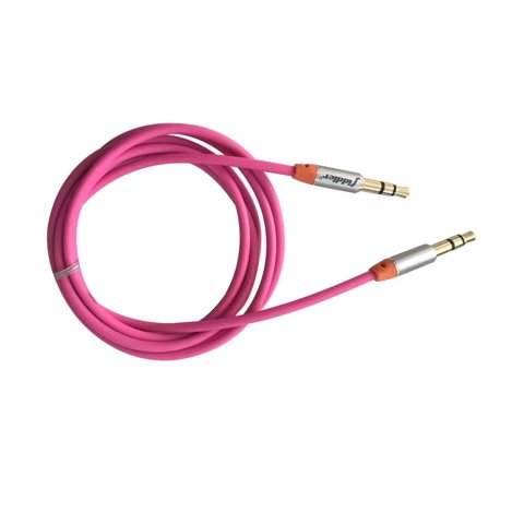 Fiddler - Cable De Audio Plug3.5 A 3.5 Rosado 1 Mts