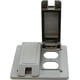 thumbnail image 1 of Tapa de salida Cantex rectangular de PVC de 2 bandas para cajas de dispositivos FS, 1 of 2