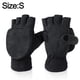 thumbnail image 2 of Guantes negros Guantes cálidos de concha de otoño e invierno Guantes cómodos para exteriores a prueba de frío, 2 of 6