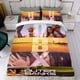 thumbnail image 4 of Bancos Exteriores Conjunto de sábanas temático, trío de piezas, cómodo y amigable con la piel, diseño único, regalo de decoración para el hogar para familiares, amigos y fans,135cm *200cm, 4 of 6