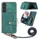 thumbnail image 1 of Funda Tipo Cartera con Correa Cruzada para Samsung Galaxy S23 Plus Protección Contra Golpes Verde, 1 of 6