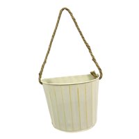 Ioensy - Maceta Colgante De Hierro Rústica Para Sala De Estar, Patio Y Entrada.