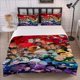 thumbnail image 1 of Collage of Portraits of K-Pop Group Members in Various Styles. Themed Bedding Set Including Duvet Cover And Pillowcases. Soft And Comfortable, 1 of 5