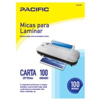 Pacific - 100 Laminas Micas Termolaminadora Carta 100 Micrones - Ps