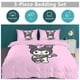 thumbnail image 2 of Kuromi Bedding Sets Duvet Cover 3D Printed Lightweight 3 Piece Comforter Sets for Kids Boys Girls Twin, 2 of 5