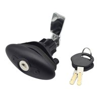 Ioensy - Pestillo De Cerradura De Puerta De Entrada De Paleta Para Caravana, Entrada De Remolques De Viaje Con 2 Llaves, Caravana