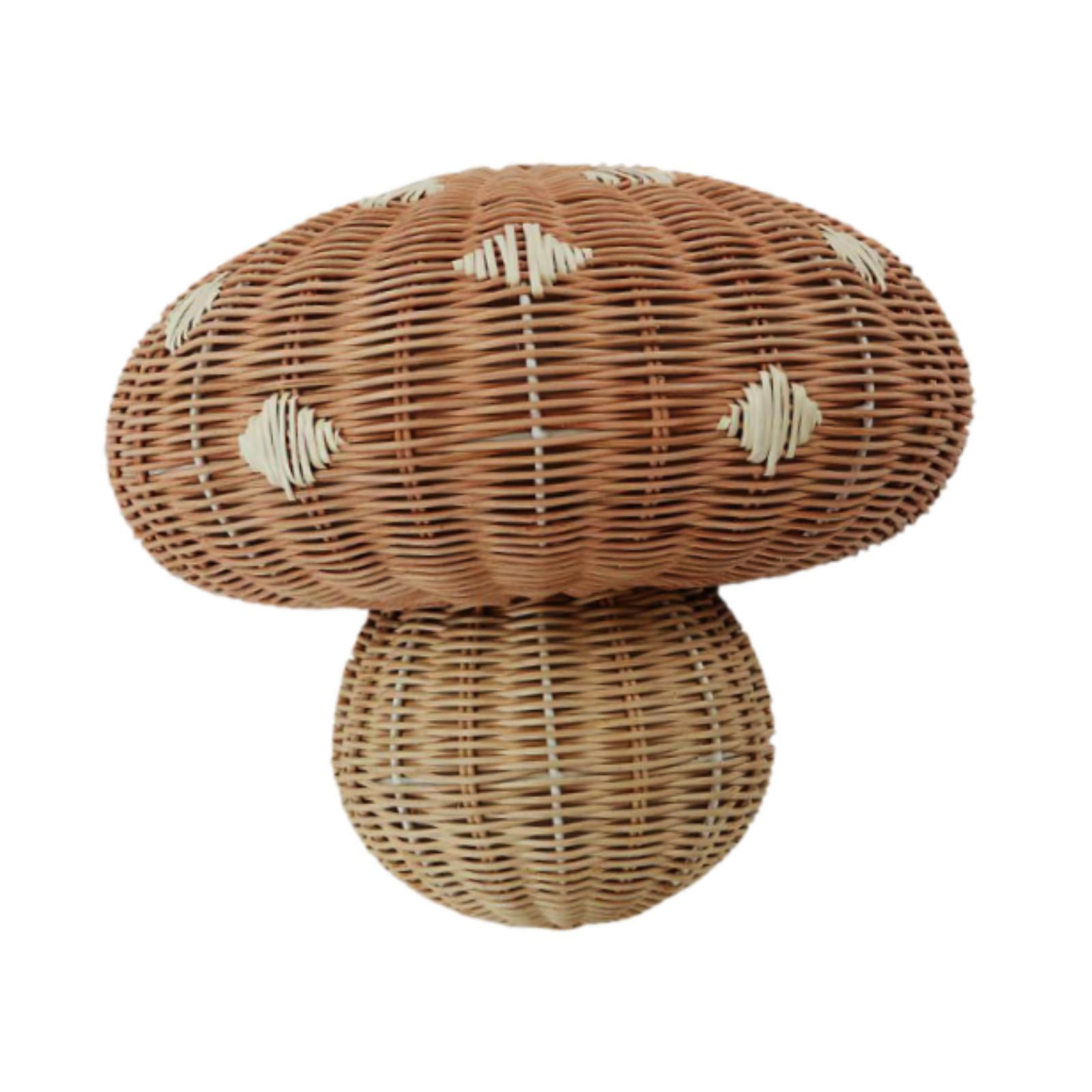 Ioensy - Sombra De Lámpara De Luz De Pared Boho Rattan Tejido Tejido Para Áreas De Estudio Decoración